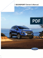 EcoSport B515 CBW MCA Owner's Manual India Updated PDF