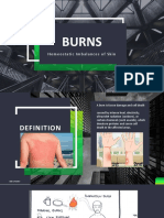 Burns: Homeostatic Imbalances of Skin