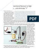 Using High Voltage On Low Volt Receivers