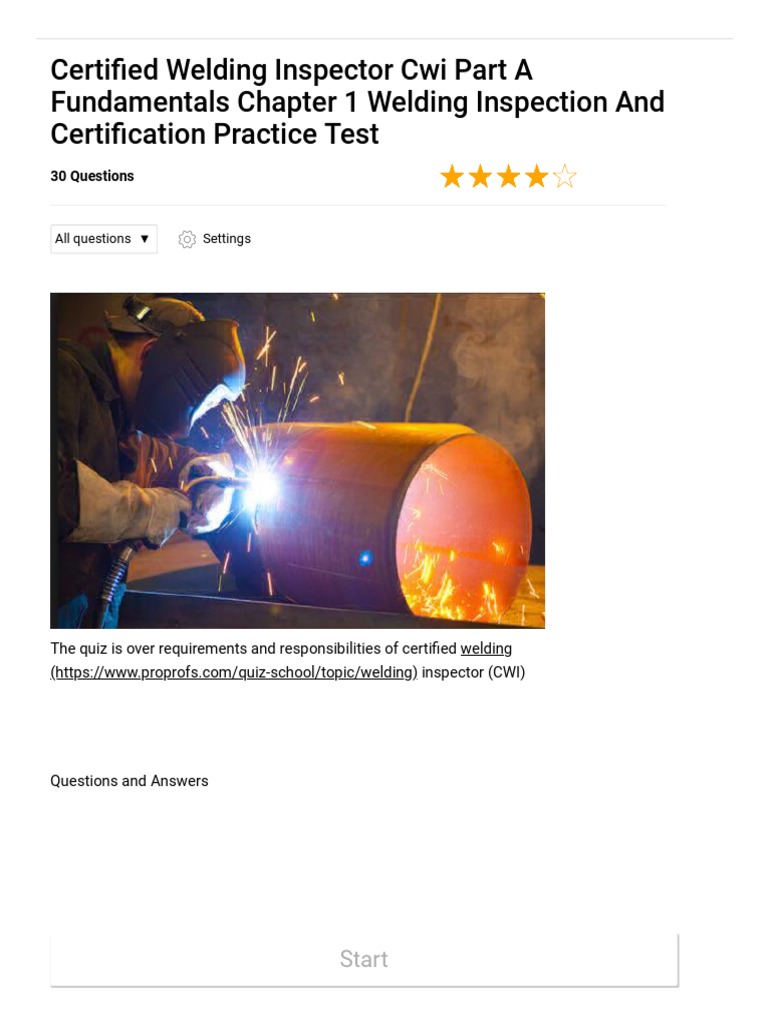 CWI Certification Practice Test: Chapter 1 | PDF