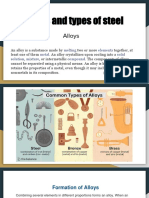 Alloys and Types of Steel