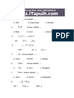 Belajar Bahasa Arab Dasar