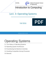 IT101-Introduction To Computing: Lect. 3: Operating Systems