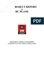 B. E. Project Report RC Plane: Chandigarh University, Gharuan, Mohali, Punjab