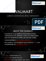 Walmart: American Multinational Retail Corporation