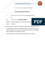 INFORME N 003 de Concreto