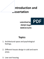 Project Introduction and Dissertation 2