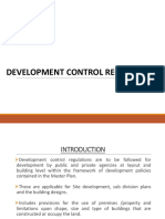 Development Control Regulations