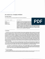 Job Analysis For Changing Workplace - Singh P PDF