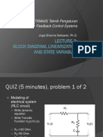 TKM425 Teknik Pengaturan Feedback Control Systems