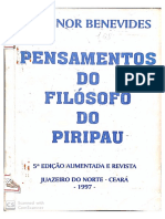 Filósofo Do Peripau - Aldenor Benevides