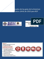 Aspectos Destacados de Las Guías de La American Heart Association (AHA) de 2010 para RCP