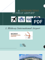 OPEN V & INTERSECTING RUNWAYS AIRPORT RUNWAY CONFIGURATION