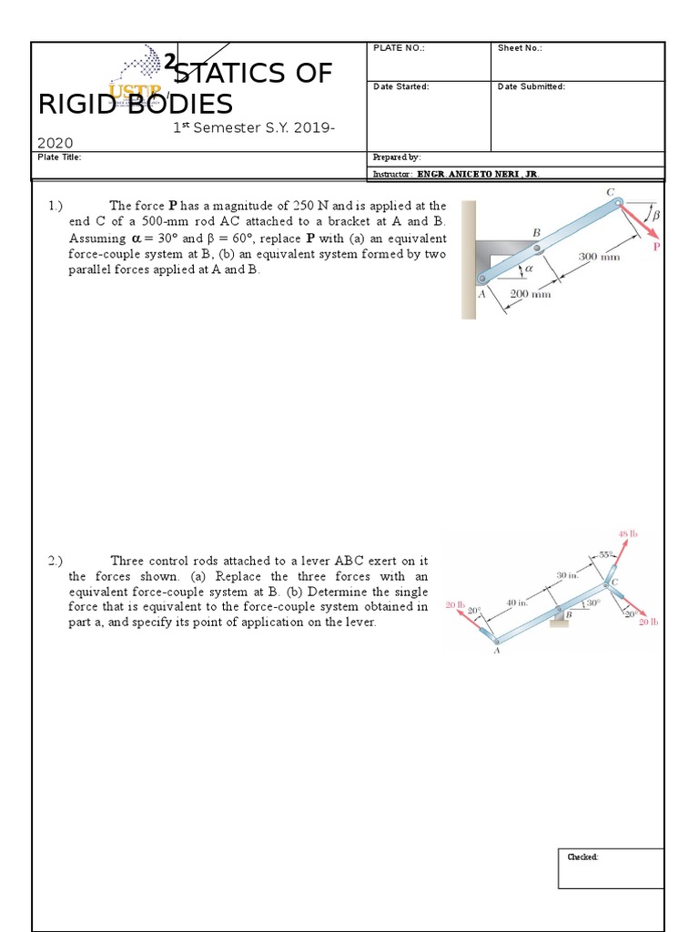Statics | PDF | Force | Physics