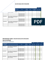 Plantilla de Sprint Backlog