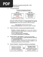 Resumen. Colonialismo e Imperialismo