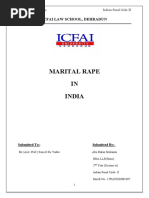 Marital Rape in India
