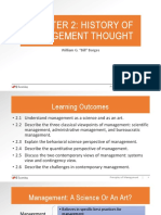 Chapter 2 History of Management Thought-ppt