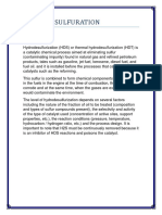 HYDRODESULFURATION