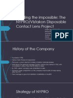 Molding The Impossible: The NYPRO/Vistakon Disposable Contact Lens Project