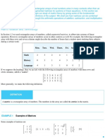 Matrices and Matrix Operations