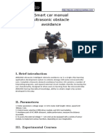 Smart car manual ultrasonic obstacle avoidance