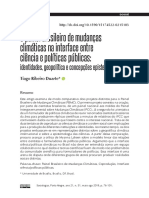 O painel brasileiro de mudanças climáticas na interface entre ciência e políticas públicas