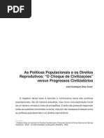 As Políticas populaç. e os Direitos Reprodutivos
