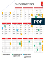 Calendario escolar 2019-2010