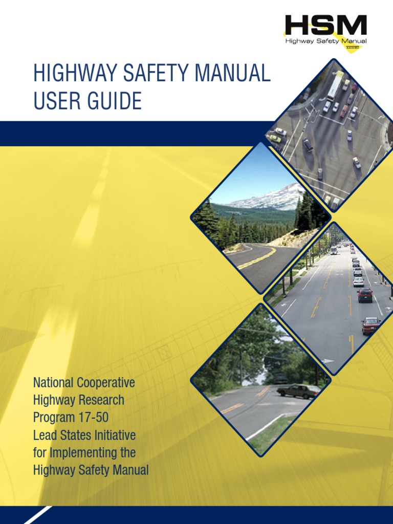 Highway Safety Manual User Guide PDF Highway Road