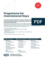 International Days 2019 Programme PDF