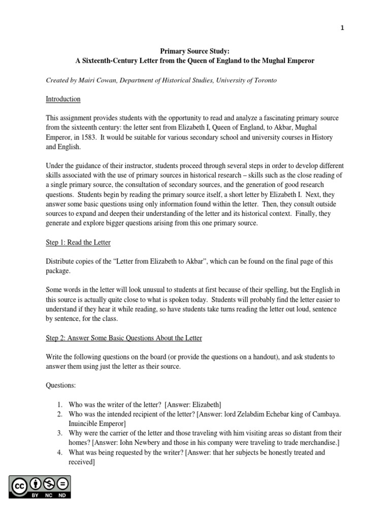 History Students' Source Analysis | PDF | Primary Sources