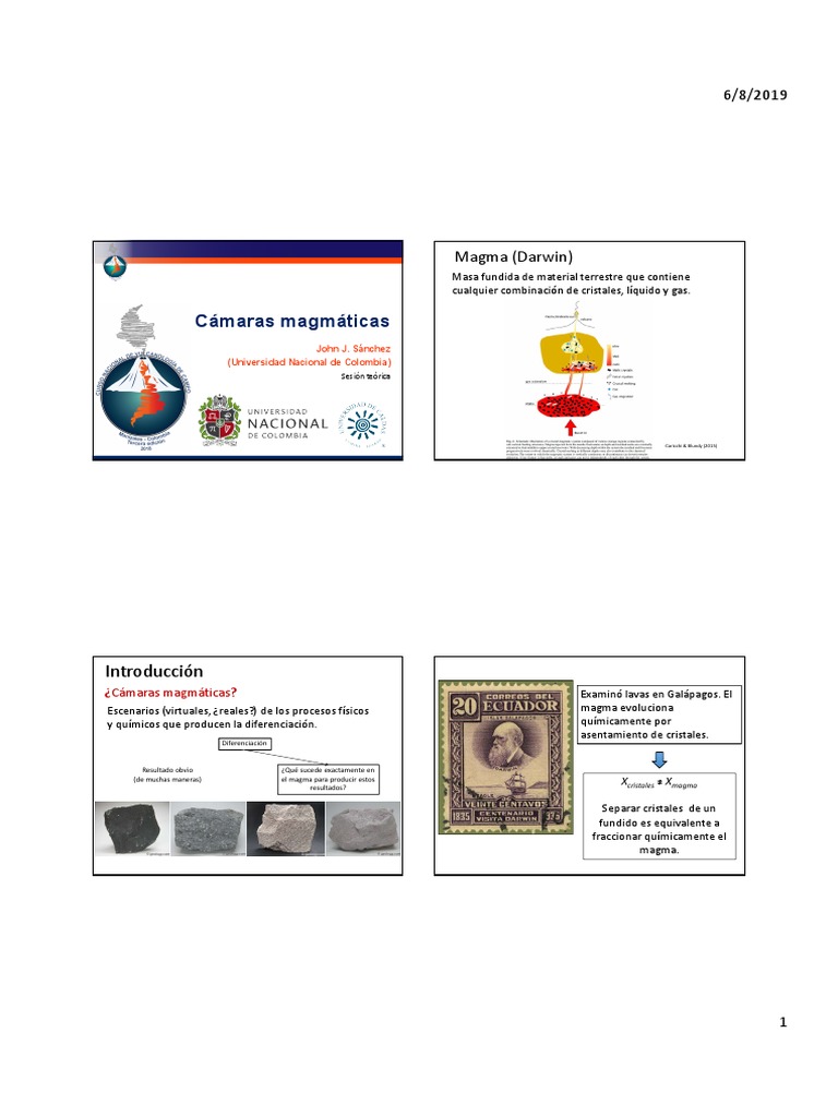 Camaras Magmaticas PDF PDF Magma Roca (geología)