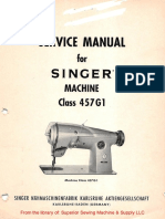Singer 457G1 Service Manual