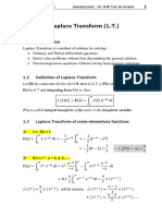 Ch1 - Laplace Transform L.T. - 26 Pgs PDF