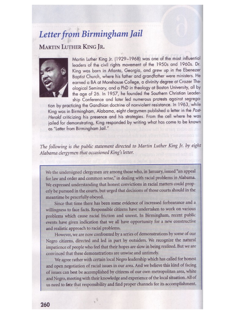 Letters from Birmingham Jail