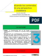 Problematizando los contenidos desde una perspectiva ciudadana 