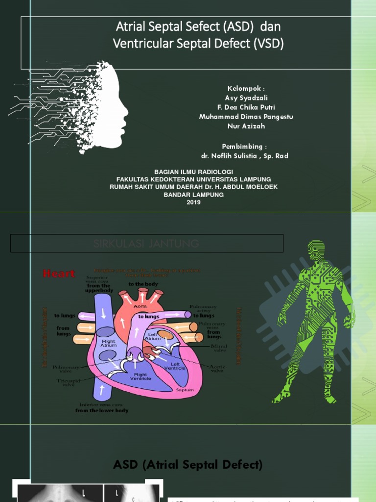 ASD VSD Tugas Dr. Isti | PDF | Atrium (Heart) | Ventricle (Heart)