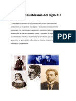 Poesía Ecuatoriana Del Siglo XIX