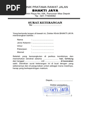 Surat Sakit