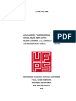 Informe de laboratorio Fisica 2 Ley de Coulomb-UFPS