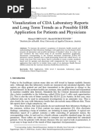 Visualization of CDA Laboratory Reports and Long Term Trends As A Possible EHR Application For Patients and Physicians