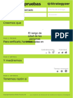 Tarjeta de Pruebas Strategyzer