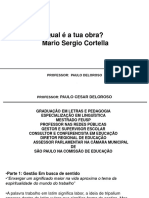 A obra e o sentido do trabalho segundo Mario Sergio Cortella