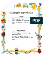 Classroom Group Roles