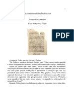 Evangelhos Apócrifos - Carta de Pedro a Felipe