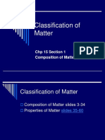 C15-Classification of Matter