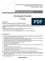 Cad Questoes - Mestrado Prof Ensino de Ciencias 1