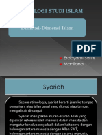 MSI - Dimensi Islam