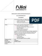 Bachelor of Science (Hons) Biotechnology Eb 2008 Microbiology Assignment